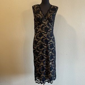 Black lace dress
